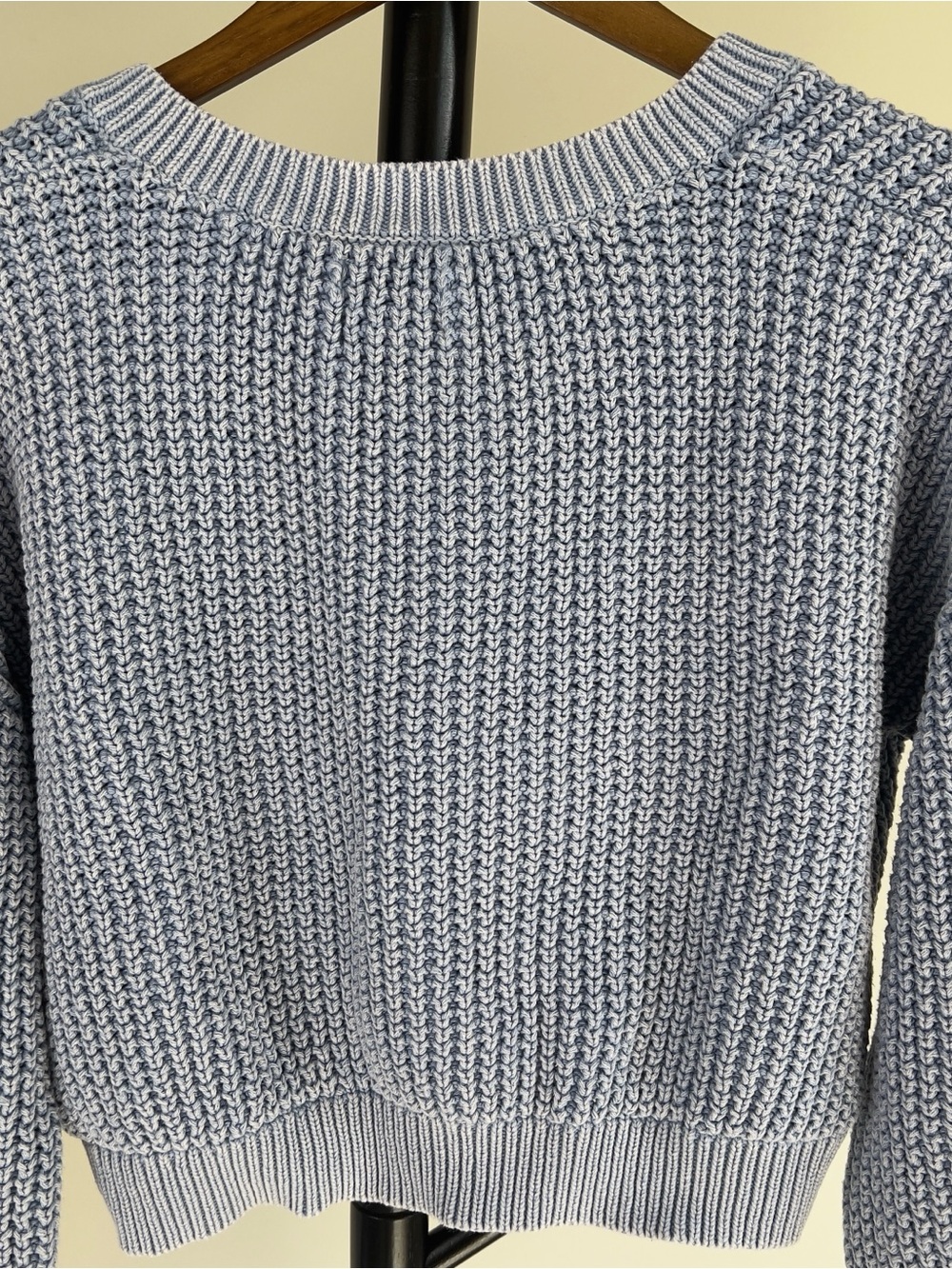 Haute‎ Hippie Style Cropped Chunky Knit Sweater - Picture 5 of 8